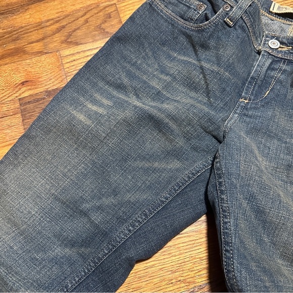 Y2K Express Sarula Precision Fit Low Rise Flare Jeans Women’s Size 4 S Whiskered - Picture 8 of 14